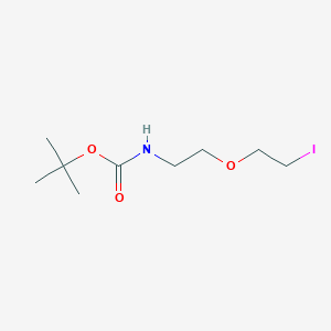 molecular formula C9H18INO3 B3275775 Tert-butyl (2-(2-iodoethoxy)ethyl)carbamate CAS No. 629626-40-0