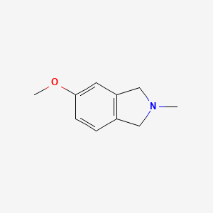 molecular formula C10H13NO B3275823 5-Methoxy-2-methylisoindoline CAS No. 630407-39-5
