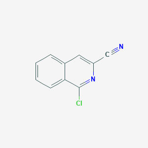 B3275834 1-Chloroisoquinoline-3-carbonitrile CAS No. 630422-06-9