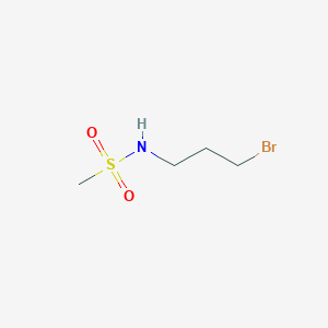 molecular formula C4H10BrNO2S B3275894 N-(3-溴丙基)甲磺酰胺 CAS No. 63132-77-4