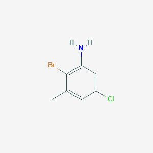 molecular formula C7H7BrClN B3275917 2-溴-5-氯-3-甲基苯胺 CAS No. 631910-14-0