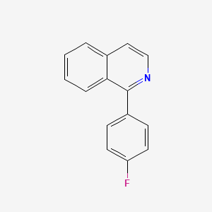 molecular formula C15H10FN B3275966 1-(4-氟苯基)异喹啉 CAS No. 632335-02-5