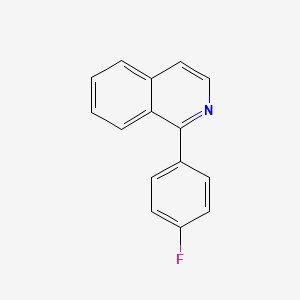 molecular formula C15H10FN B3275966 1-(4-Fluorophenyl)isoquinoline CAS No. 632335-02-5