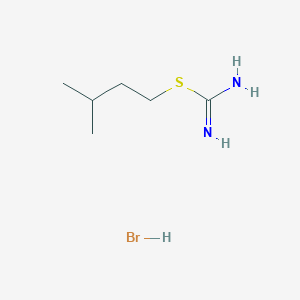 [(3-Methylbutyl)sulfanyl]methanimidamide hydrobromide