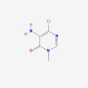 B3275997 5-Amino-6-chloro-3-methylpyrimidin-4(3H)-one CAS No. 63291-60-1