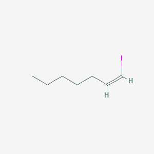 molecular formula C7H13I B3276002 (Z)-1-iodo-1-heptene CAS No. 63318-29-6