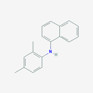 molecular formula C18H17N B3276035 N-(2,4-Dimethylphenyl)naphthalen-1-amine CAS No. 63350-98-1