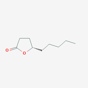 molecular formula C9H16O2 B3276047 gamma-Nonanolactone CAS No. 63357-97-1