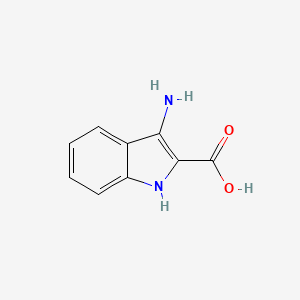 molecular formula C9H8N2O2 B3276063 3-amino-1H-indole-2-carboxylic acid CAS No. 63367-90-8