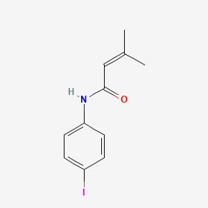 molecular formula C11H12INO B3276069 N-(4-iodophenyl)-3-methylbut-2-enamide CAS No. 634162-24-6