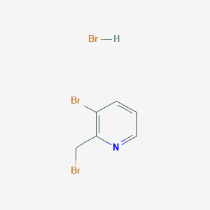 molecular formula C6H6Br3N B3276115 3-Bromo-2-(bromomethyl)pyridine hydrobromide CAS No. 63540-57-8