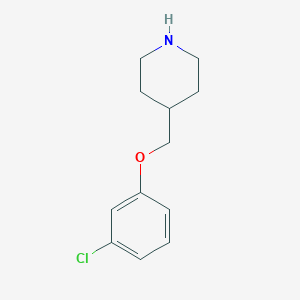 4-[(3-Chlorophenoxy)methyl]piperidine