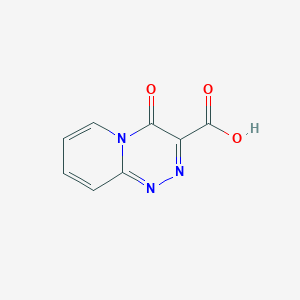 molecular formula C8H5N3O3 B3276173 4-oxo-4H-pyrido(2,1-c)(1,2,4)triazine-3-carboxylic acid CAS No. 63612-26-0