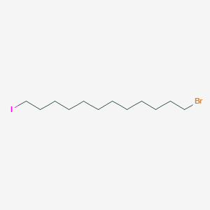 molecular formula C12H24BrI B3276181 Dodecane, 1-bromo-12-iodo- CAS No. 63615-15-6