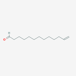 molecular formula C13H24O B3276200 12-Tridecenal CAS No. 63618-39-3