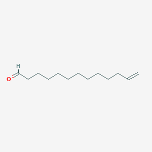 molecular formula C13H24O B3276200 12-十三烯醛 CAS No. 63618-39-3