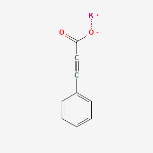 molecular formula C9H5KO2 B3276230 Potassium 3-phenylpropiolate CAS No. 63704-44-9