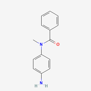 molecular formula C14H14N2O B3276241 N-(4-氨基苯基)-N-甲基苯甲酰胺 CAS No. 63721-85-7