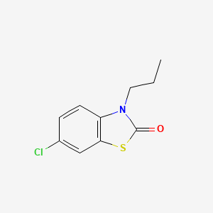 6-Chloro-3-propylbenzo[d]thiazol-2(3H)-one