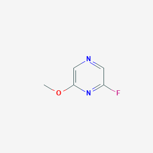 molecular formula C5H5FN2O B3276331 2-氟-6-甲氧基吡嗪 CAS No. 639452-57-6