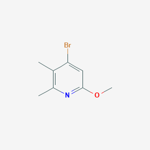 molecular formula C8H10BrNO B3276362 4-溴-6-甲氧基-2,3-二甲基吡啶 CAS No. 640721-50-2