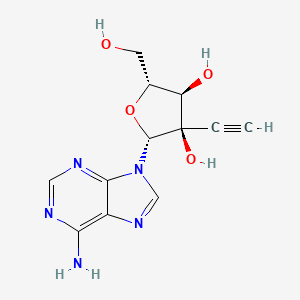 molecular formula C12H13N5O4 B3276373 2'-C-ethynyladenosine CAS No. 640725-76-4