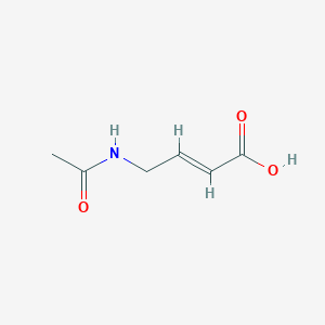 B3276380 4-Acetamido-2-butenoic acid CAS No. 64120-63-4
