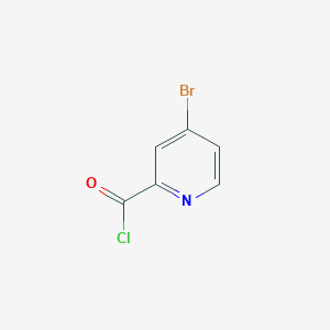 molecular formula C6H3BrClNO B3276408 4-Bromo-picolinic acid chloride CAS No. 64197-01-9