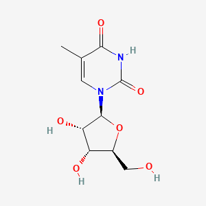 molecular formula C10H14N2O6 B3276409 L-5-Methyluridine CAS No. 642082-80-2