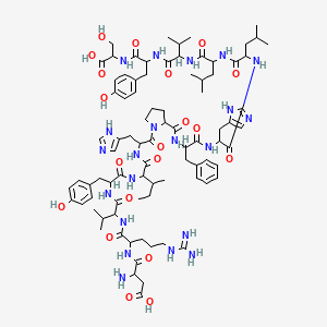 molecular formula C85H123N21O20 B3276523 Angiotensinogen CAS No. 64315-16-8