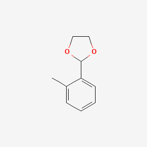 molecular formula C10H12O2 B3276591 2-(2-Methylphenyl)-1,3-dioxolane CAS No. 64380-54-7