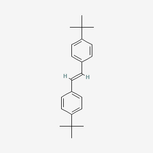 molecular formula C22H28 B3276601 4,4'-二叔丁基芪 CAS No. 64392-50-3