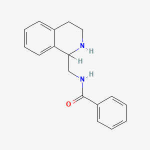 molecular formula C17H18N2O B3276639 N-(1,2,3,4-tetrahydroisoquinolin-1-ylmethyl)benzamide CAS No. 64411-74-1