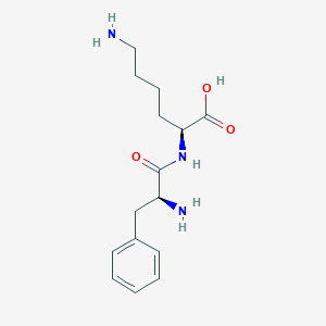 molecular formula C15H23N3O3 B3276665 Phenylalanyllysine CAS No. 6456-72-0