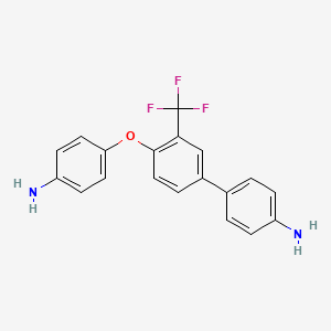 [1,1'-Biphenyl]-4-amine, 4'-(4-aminophenoxy)-3'-(trifluoromethyl)-