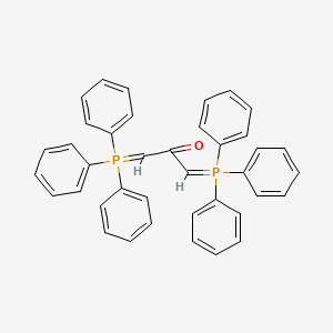 molecular formula C39H32OP2 B3276770 1,3-Bis(triphenylphosphoranylidene)acetone CAS No. 6472-98-6