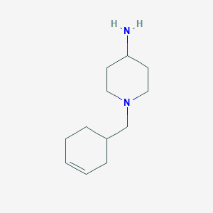 molecular formula C12H22N2 B3276777 1-Cyclohex-3-enylmethyl-piperidin-4-ylamine CAS No. 64730-01-4