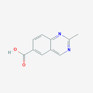 molecular formula C10H8N2O2 B3276836 2-Methylquinazoline-6-carboxylic acid CAS No. 648423-83-0
