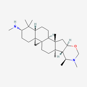 molecular formula C27H46N2O B3276870 Buxozine C CAS No. 64938-84-7