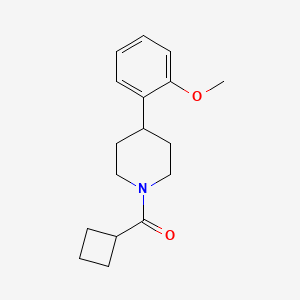 molecular formula C17H23NO2 B3276873 Cyclobutyl[4-(2-methoxyphenyl)piperidino]methanone CAS No. 649572-97-4