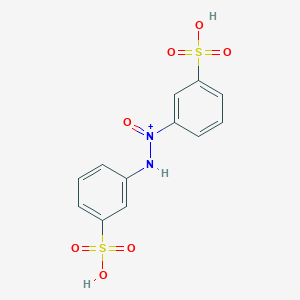 molecular formula C12H11N2O7S2+ B3276899 Azoxybenzene-3,3'-disulfonic acid CAS No. 64989-23-7