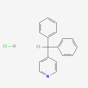 4-(Chlorodiphenylmethyl)pyridine hydrochloride