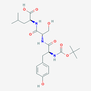 L-Leucine, N-[(1,1-dimethylethoxy)carbonyl]-L-tyrosyl-L-seryl-