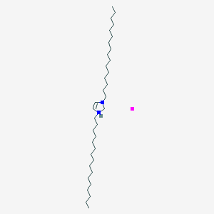 molecular formula C35H71IN2 B3276964 1H-Imidazolium, 1,3-dihexadecyl-, iodide CAS No. 651349-93-8