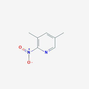 molecular formula C7H8N2O2 B3276976 3,5-Dimethyl-2-nitropyridine CAS No. 65169-41-7