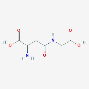 molecular formula C6H10N2O5 B032770 β-天冬氨酸甘氨酸 CAS No. 3790-52-1