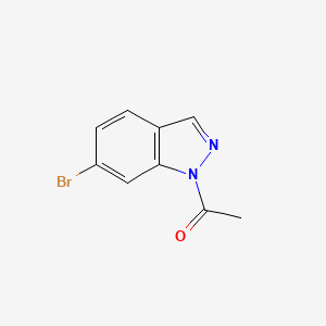 molecular formula C9H7BrN2O B3277003 1-(6-bromo-1H-indazol-1-yl)ethanone CAS No. 651780-33-5