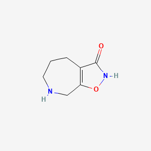 4,5,7,8-Tetrahydro-6H-isoxazolo[5,4-c]azepine-3-ol