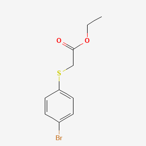 molecular formula C10H11BrO2S B3277069 Ethyl 2-(4-bromophenylthio)acetate CAS No. 65251-10-7