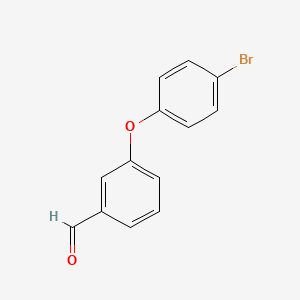 molecular formula C13H9BrO2 B3277085 3-(4-溴苯氧基)苯甲醛 CAS No. 65295-62-7